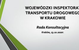 Rada konsultacyjna przy WITD Kraków.