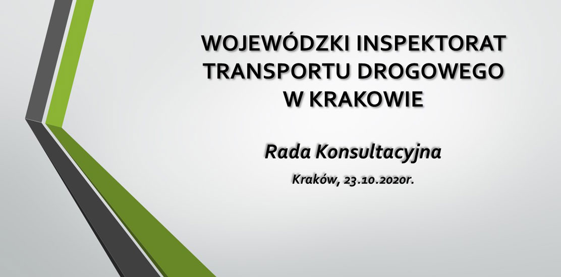 Rada konsultacyjna przy WITD Kraków.