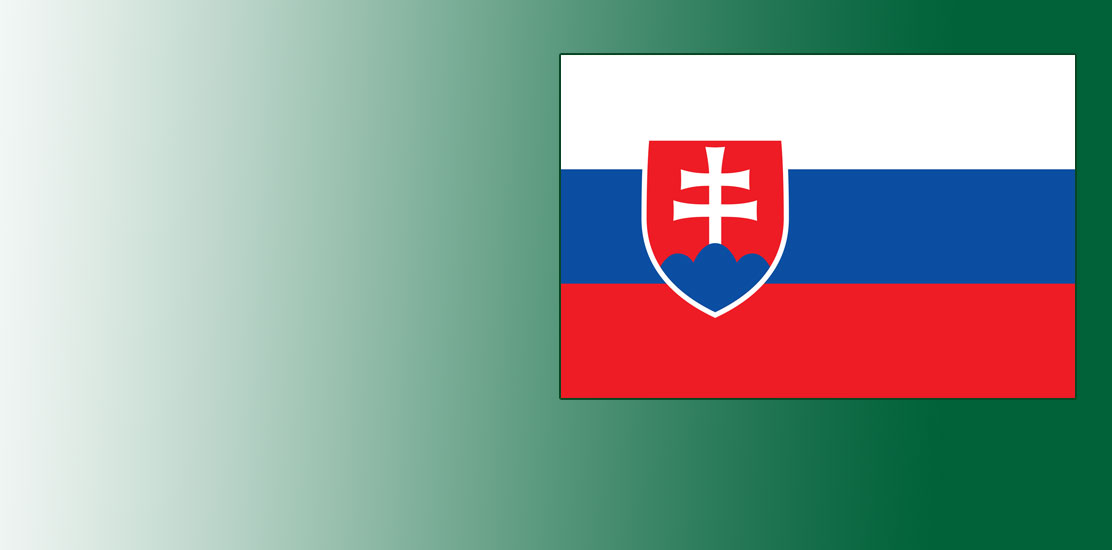 Flaga Słowacji.